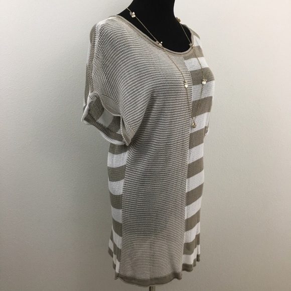 Color Block Crocheted Style Top - Picture 4 of 7